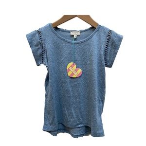 Hayden Girls Blue Short-Sleeve T-Shirt, size Small
